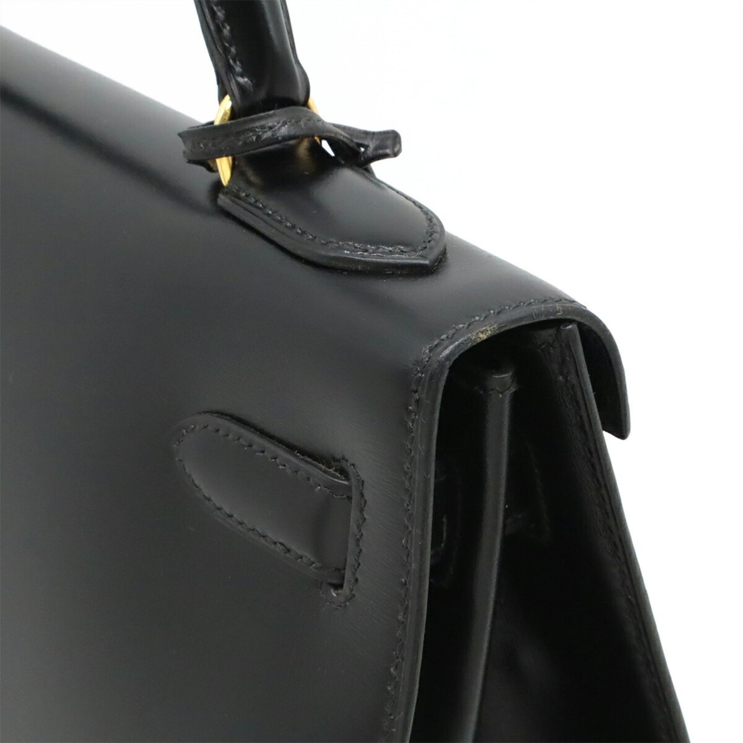 Hermès Kelly 32 in pelle nera – Size 32