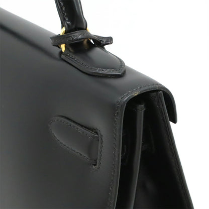 Hermès Kelly 32 in pelle nera – Size 32
