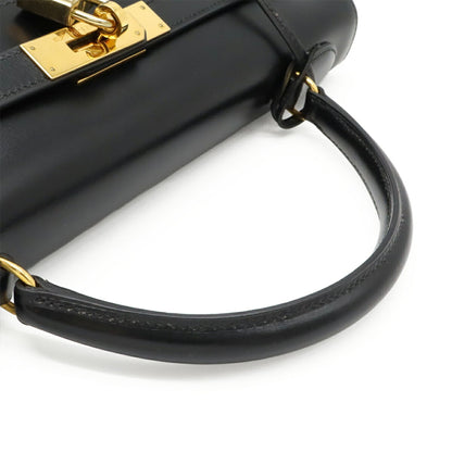 Hermès Kelly 32 in pelle nera – Size 32
