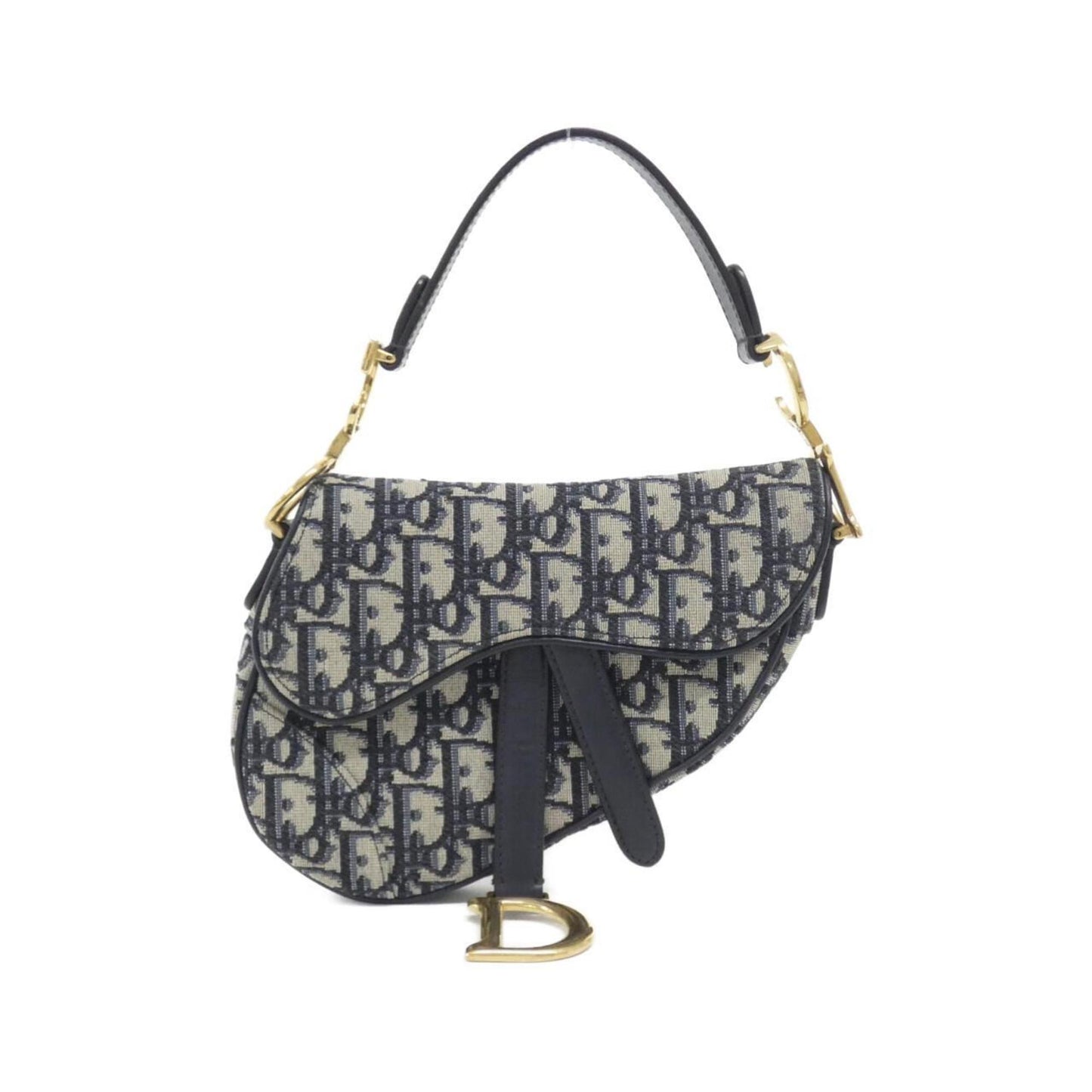 Dior Saddle Bag in Tela Blu Monogram – Size Small