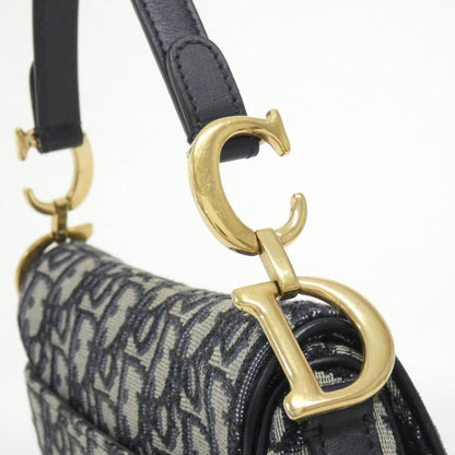 Dior Saddle Bag in Tela Blu Monogram – Size Small