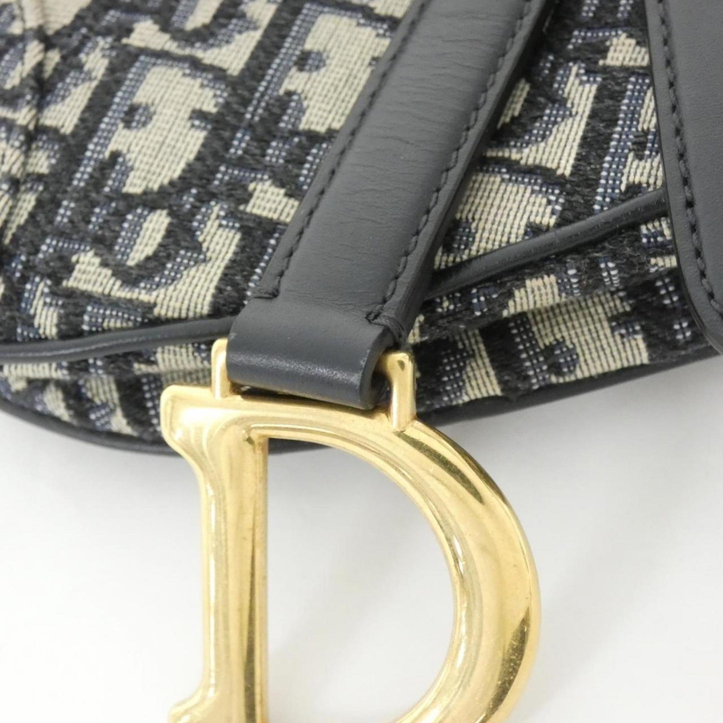 Dior Saddle Bag in Tela Blu Monogram – Size Small