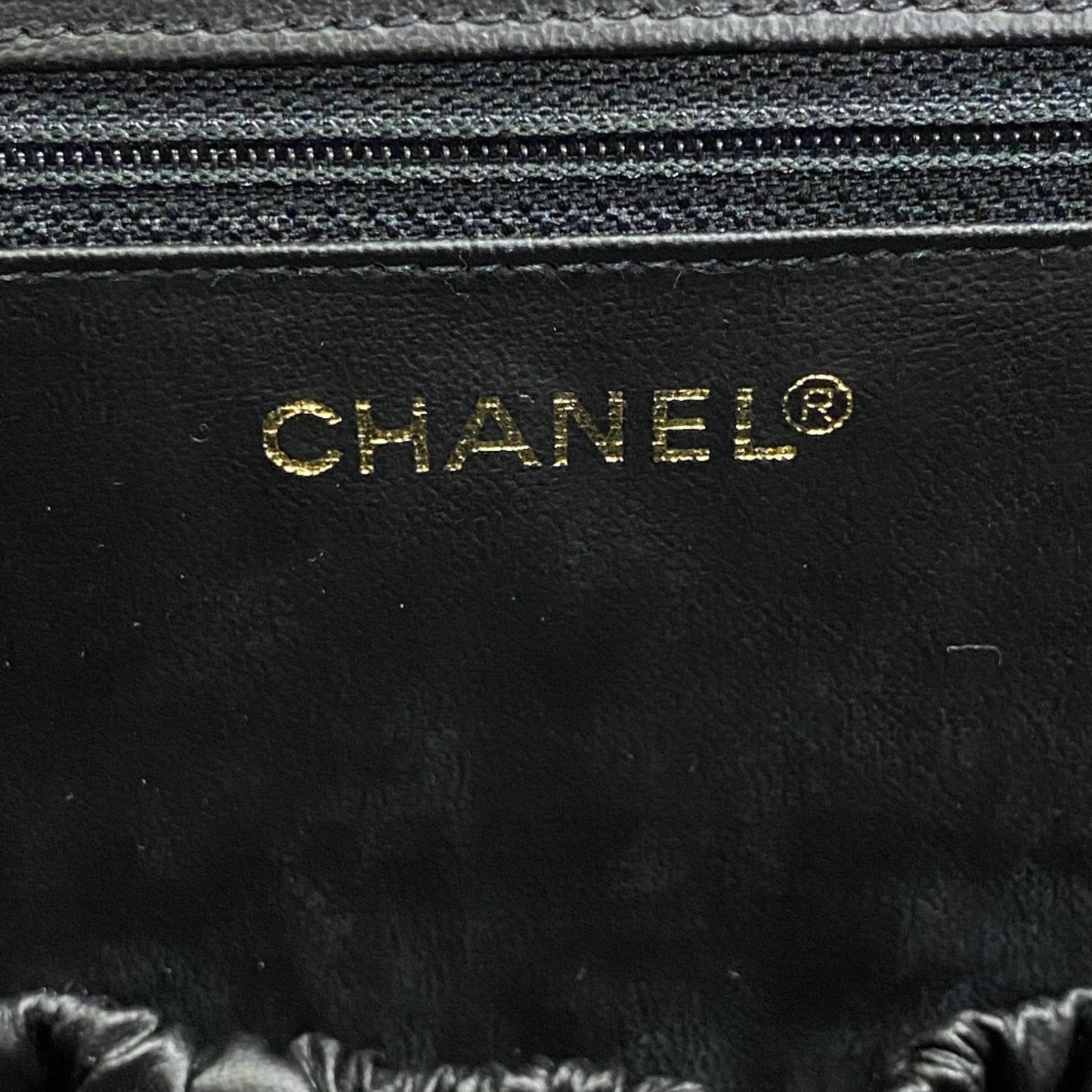 Chanel Vanity Case in Pelle Nera – Vintage