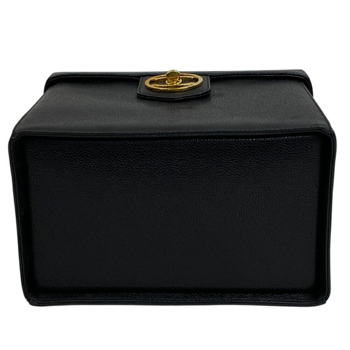 Chanel Vanity Case in Pelle Nera – Vintage