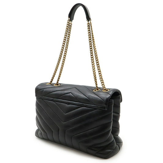Saint Laurent – Loulou Medium in pelle trapuntata nera