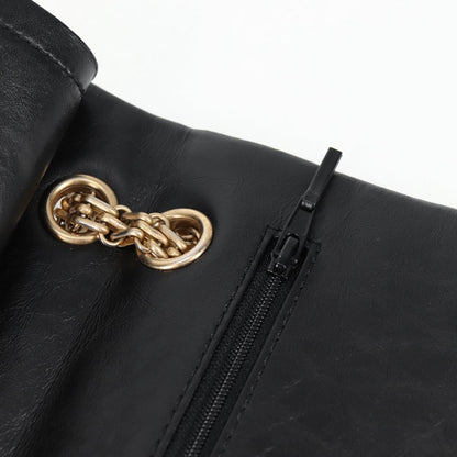 Chanel 2.55 – Pelle Nera – 28 cm