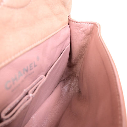 Chanel Classic Double Flap Medium in Pelle Rosa – Hardware Argento