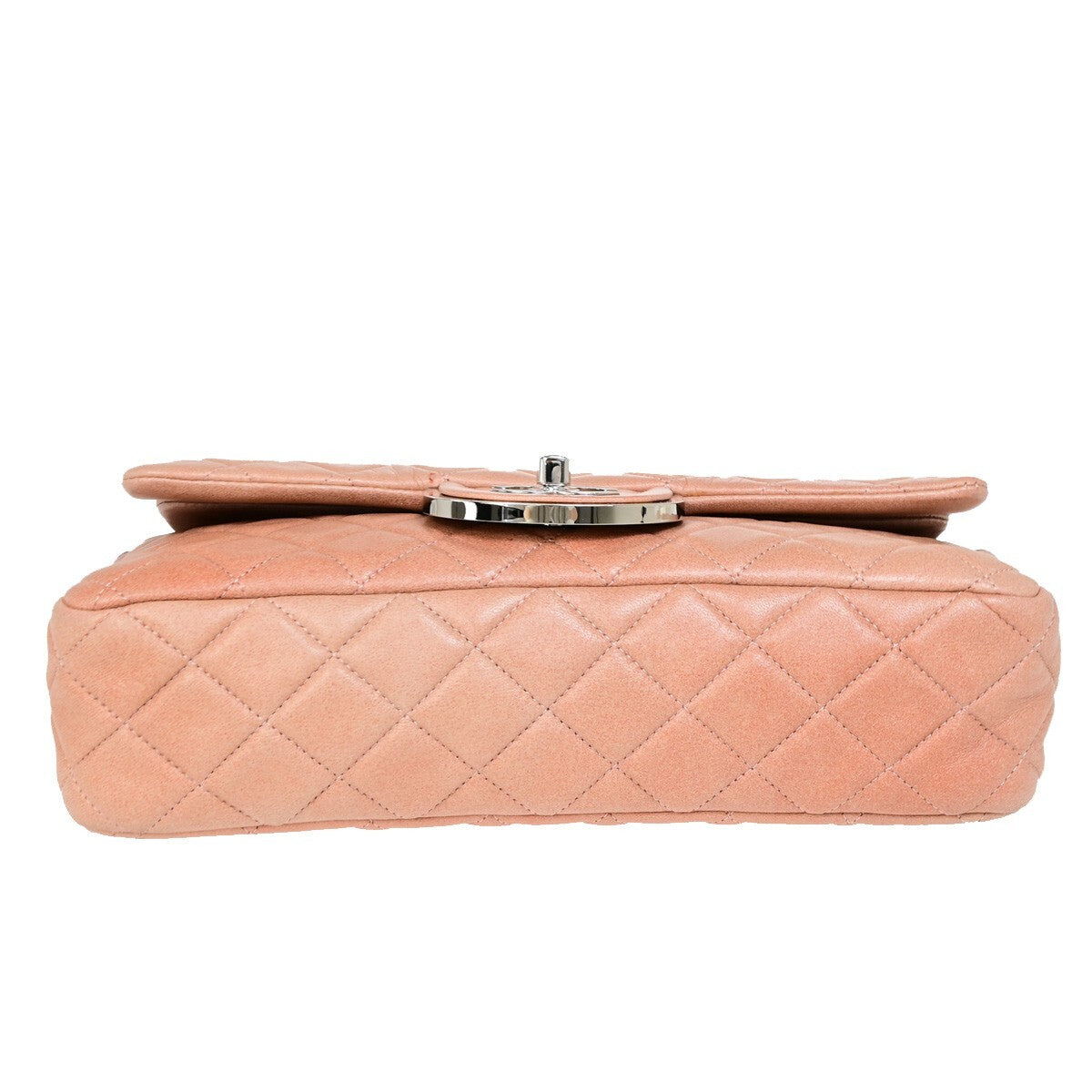 Chanel Classic Double Flap Medium in Pelle Rosa – Hardware Argento