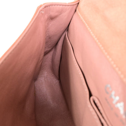 Chanel Classic Double Flap Medium in Pelle Rosa – Hardware Argento