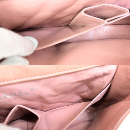 Chanel Classic Double Flap Medium in Pelle Rosa – Hardware Argento