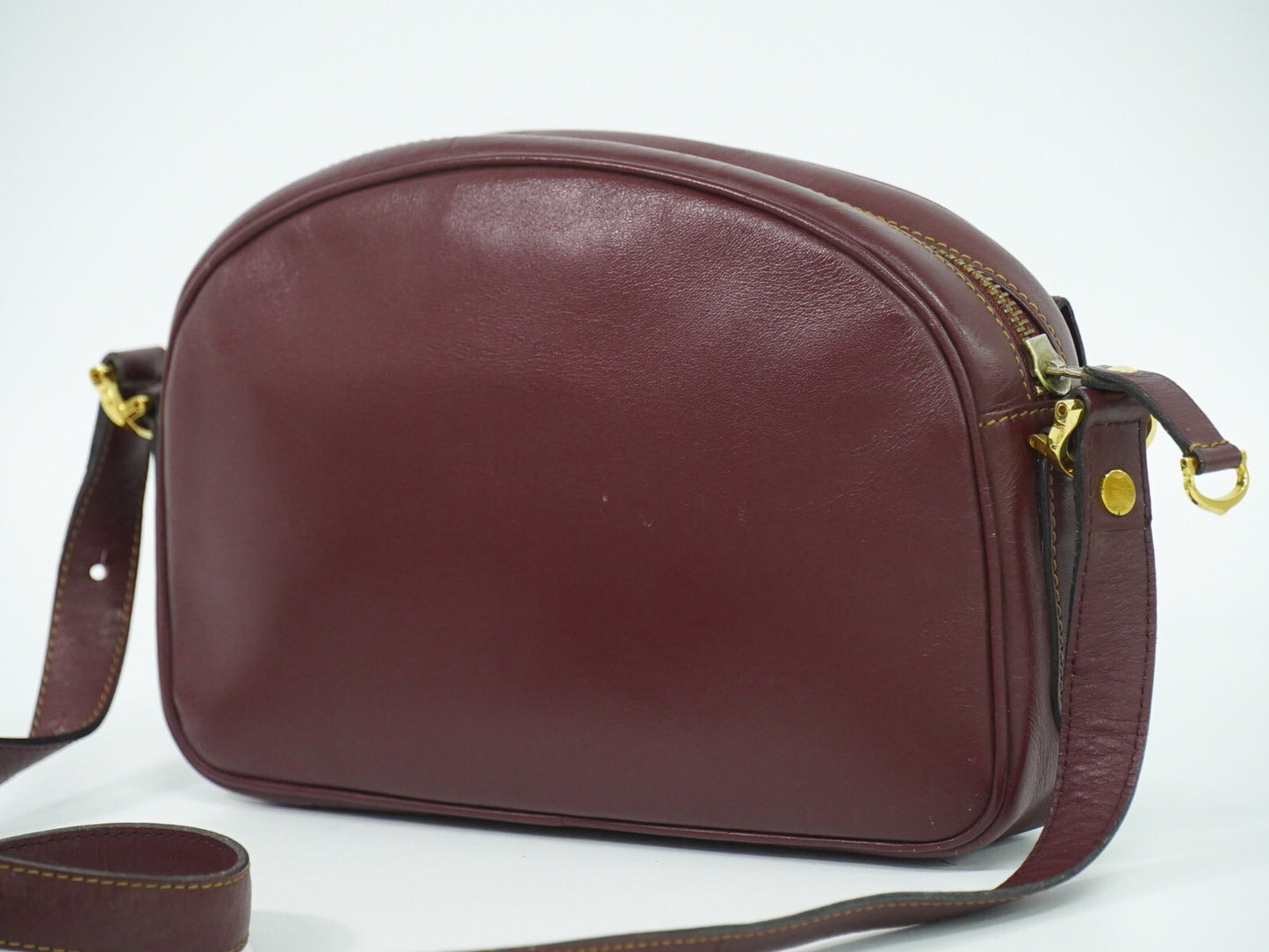 Cartier Must de Cartier Bordeaux in Pelle – Crossbody Vintage