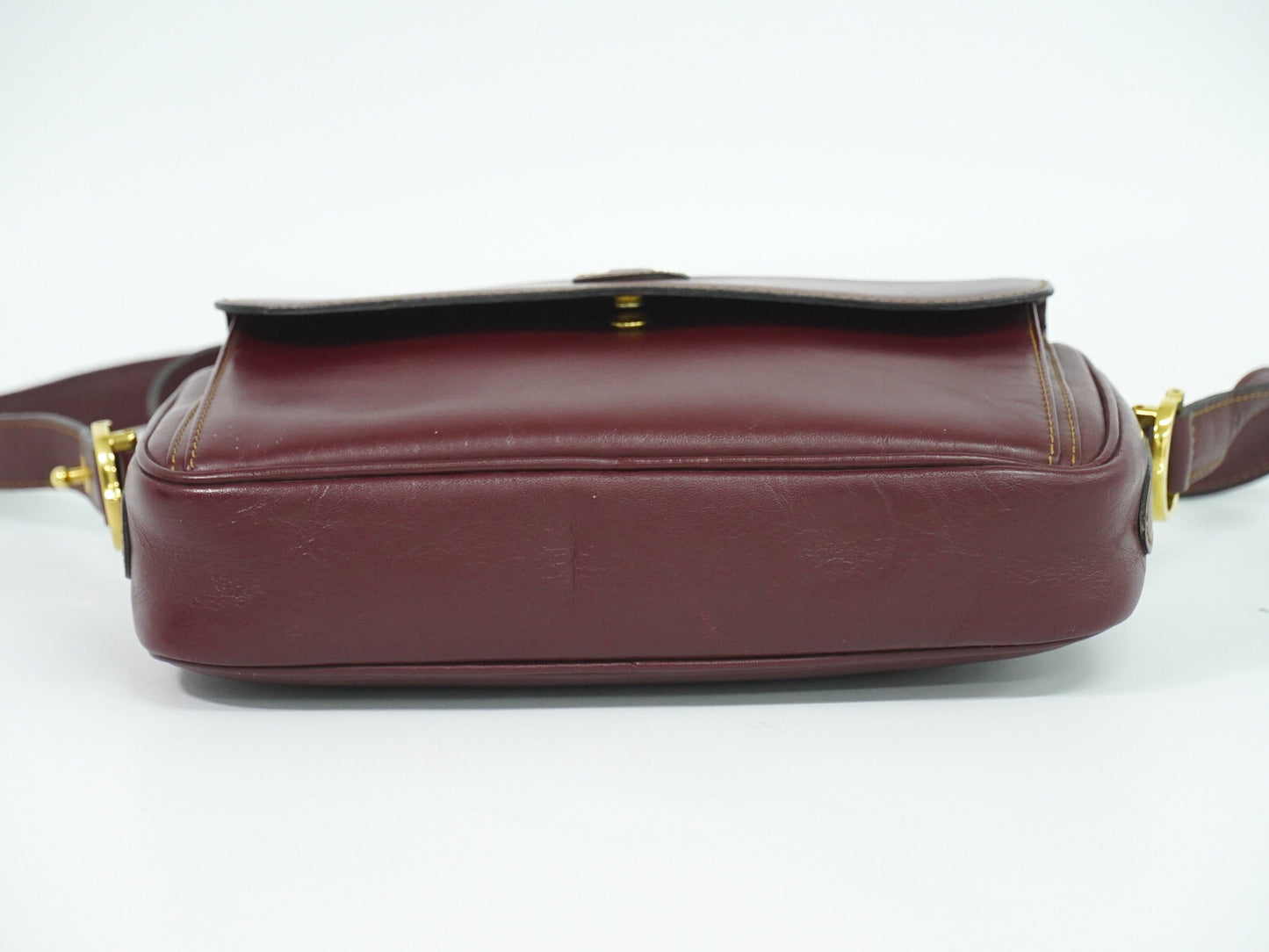Cartier Must de Cartier Bordeaux in Pelle – Crossbody Vintage