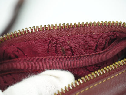 Cartier Must de Cartier Bordeaux in Pelle – Crossbody Vintage