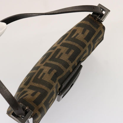 Fendi Baguette Mini Zucca Canvas e Pelle Nera – Made in Italy
