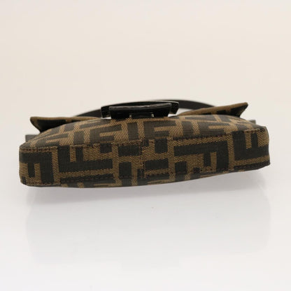 Fendi Baguette Mini Zucca Canvas e Pelle Nera – Made in Italy