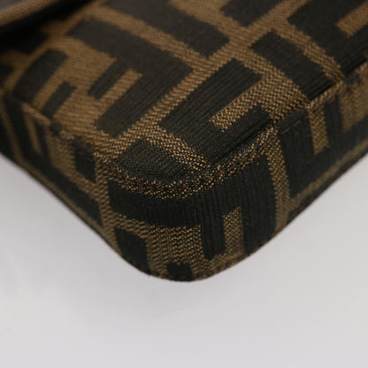 Fendi Baguette Mini Zucca Canvas e Pelle Nera – Made in Italy