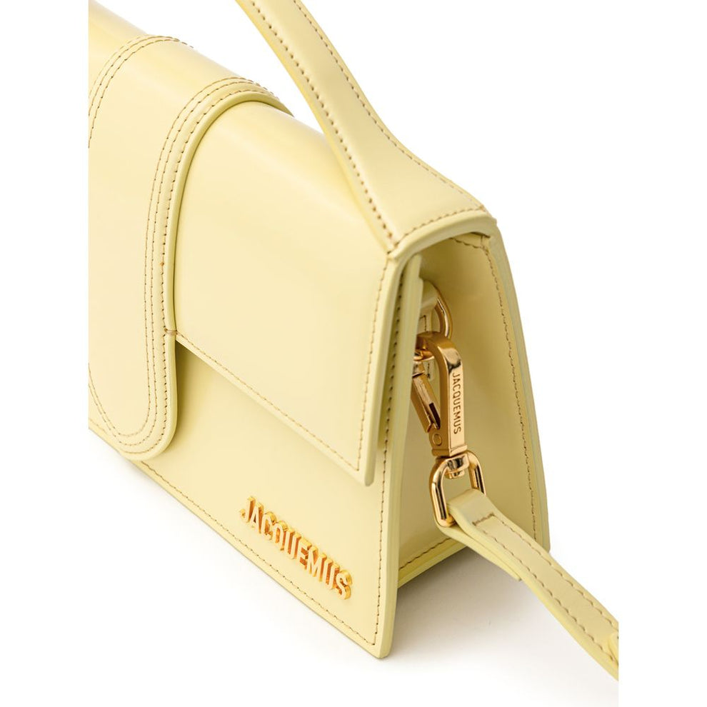 Jacquemus Le Grand Bambino Pelle Liscia Giallo Pastello – 23 cm