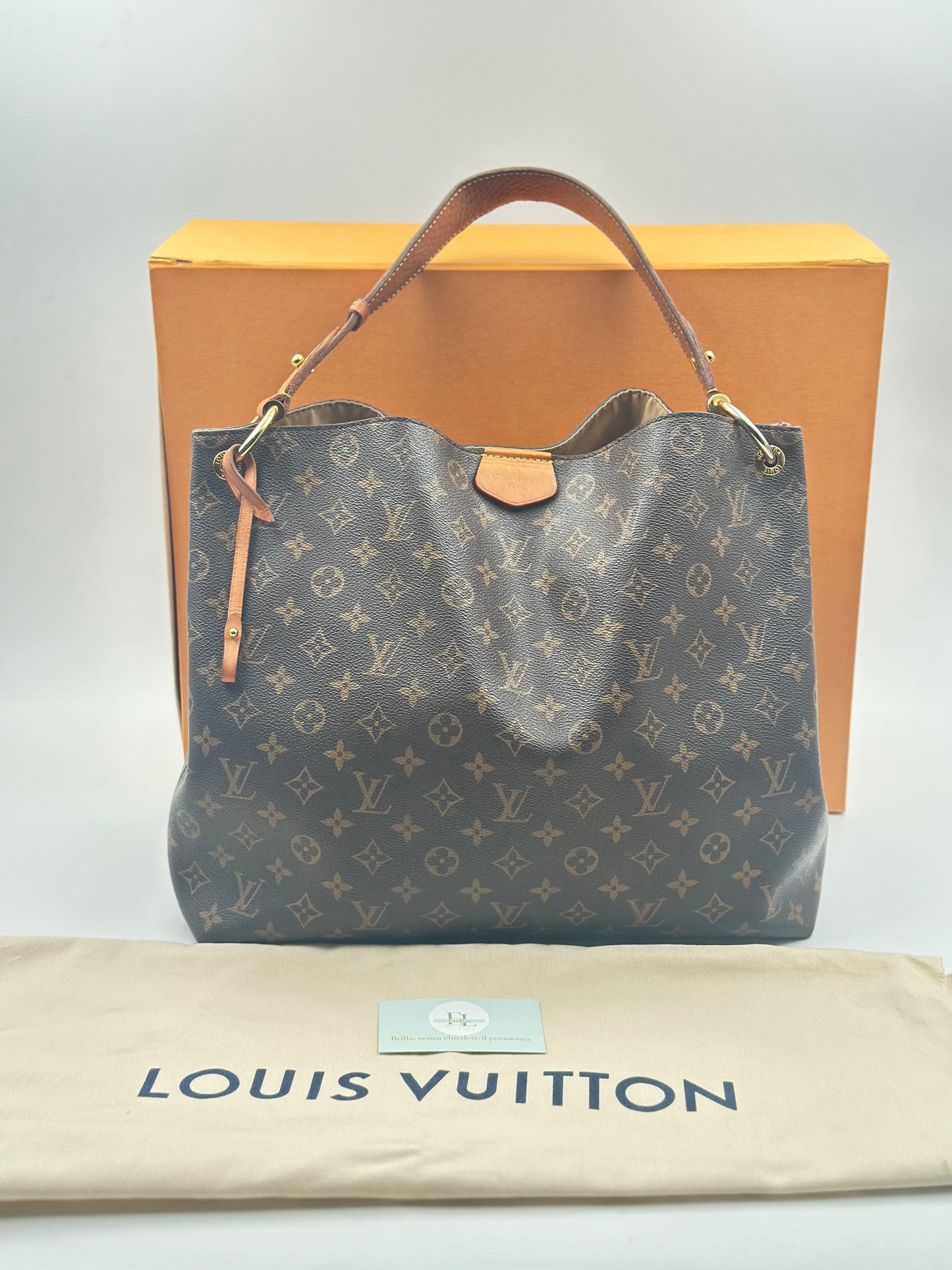 Louis Vuitton “Graceful MM” Monogram Canvas Hobo