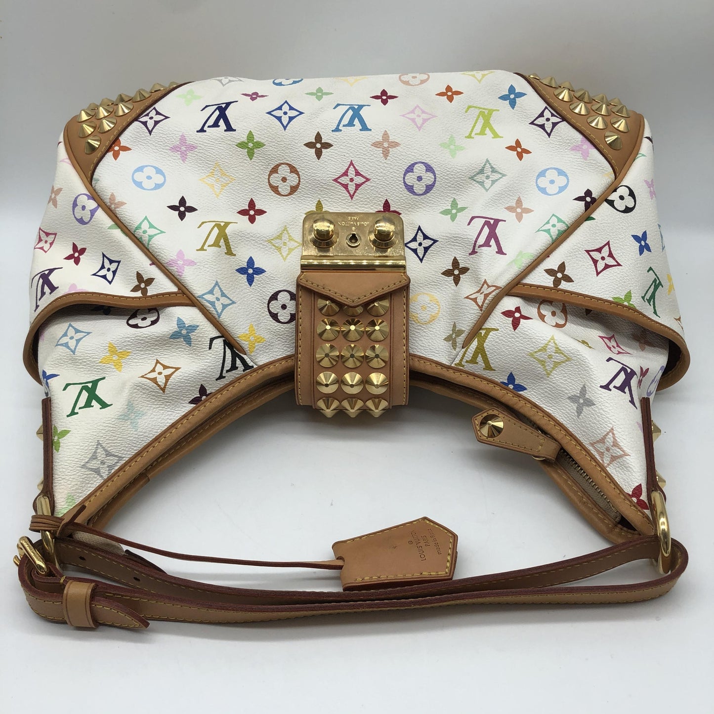 Louis Vuitton Chrissie MM Monogram Multicolore Blanc – 38 cm