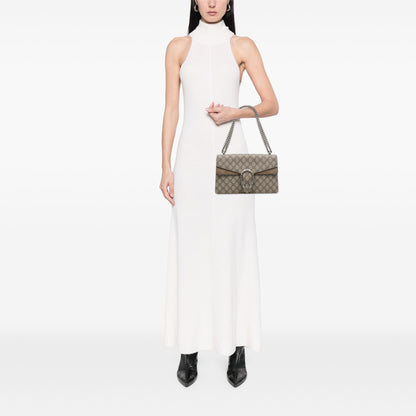 Gucci – Dionysus Medium in tela GG Supreme con finiture in suede – Marrone – 2016/2025