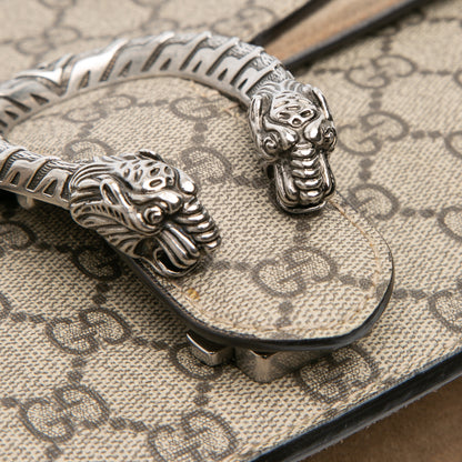 Gucci – Dionysus Medium in tela GG Supreme con finiture in suede – Marrone – 2016/2025