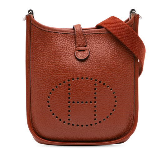 Hermès – Evelyne TPM in pelle Clemence Cuivre – 2019