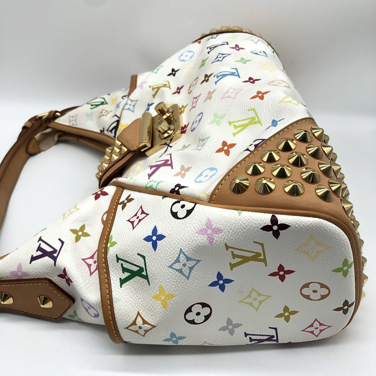 Louis Vuitton Chrissie MM Monogram Multicolore Blanc – 38 cm