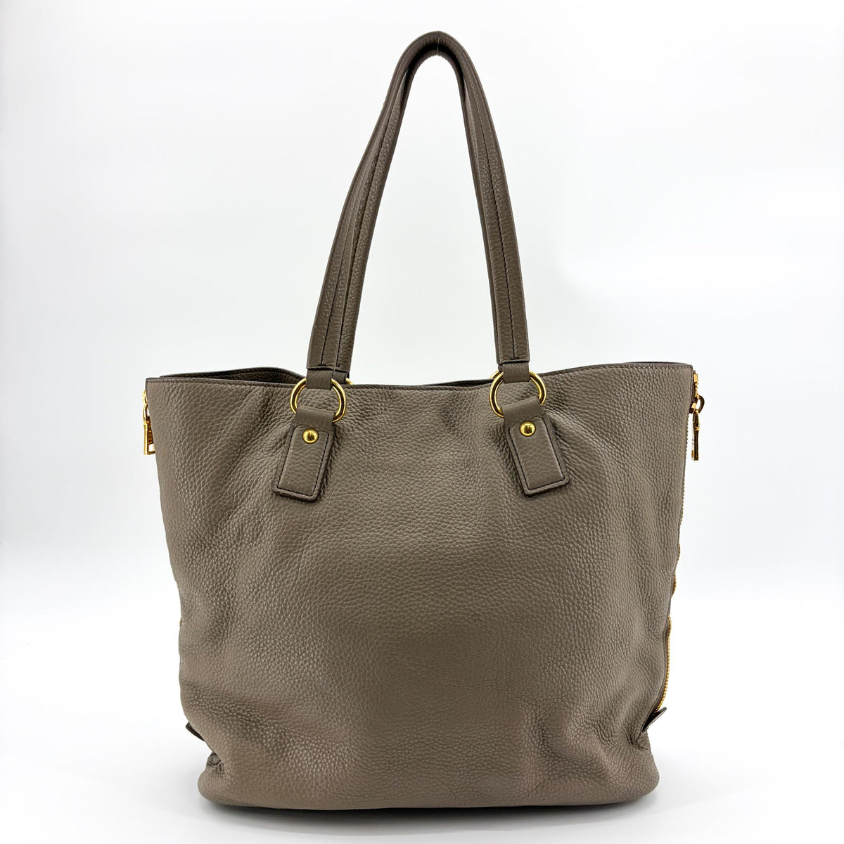Prada Tote a spalla Vitello Phenix Grigia