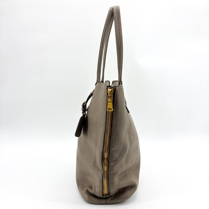 Prada Tote a spalla Vitello Phenix Grigia