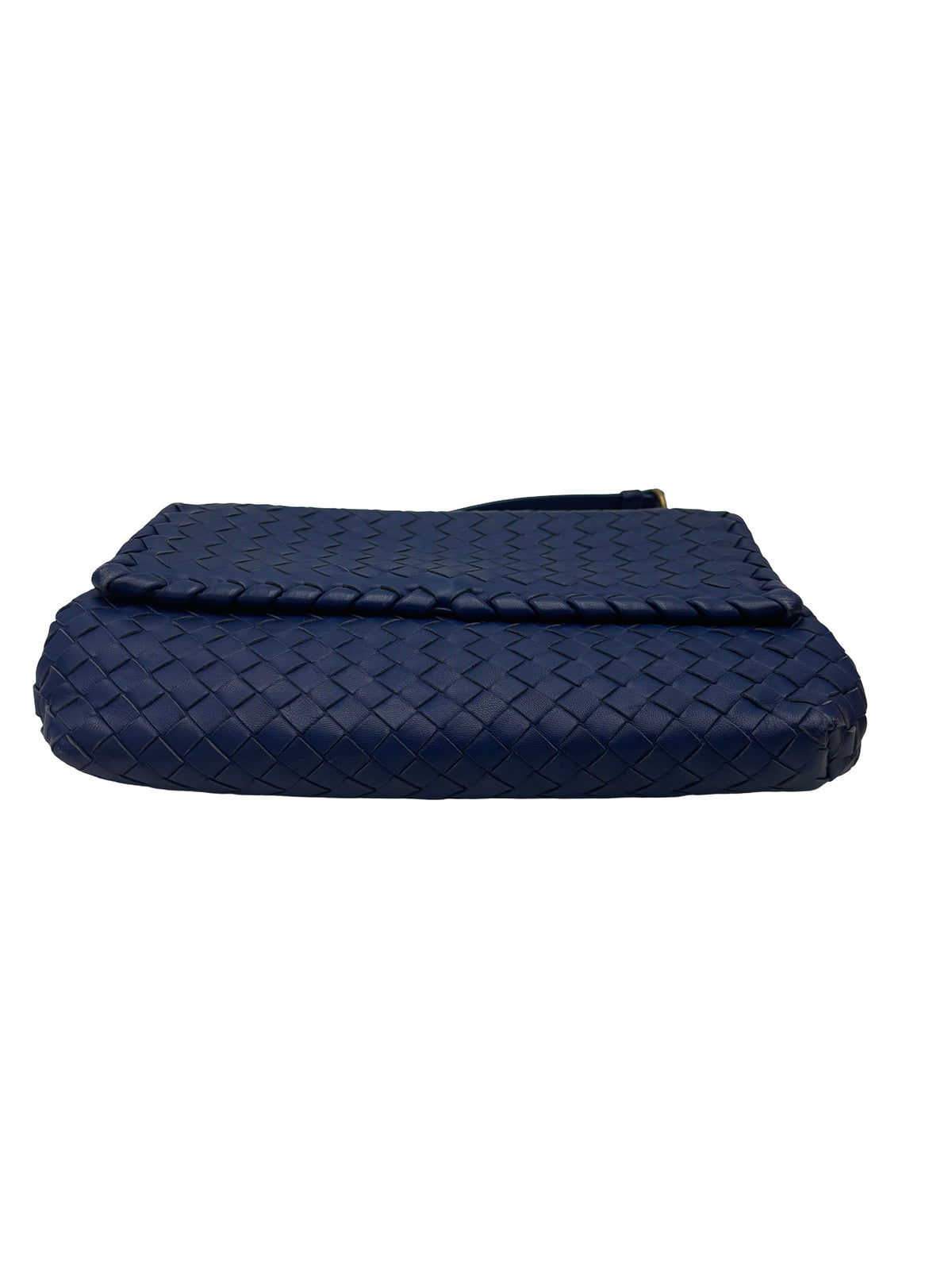 Bottega Veneta Olimpia – Intrecciato blu