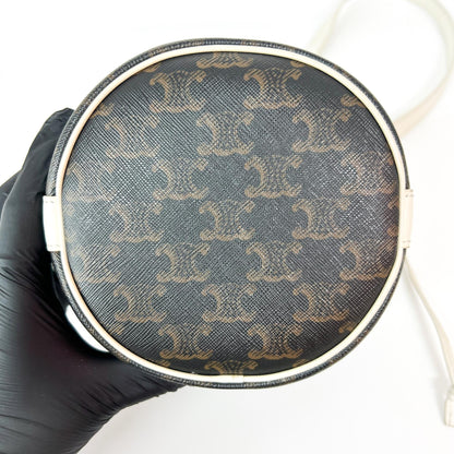 Céline Secchiello Triomphe Tela Rivestita Marrone e Crema – 24 cm