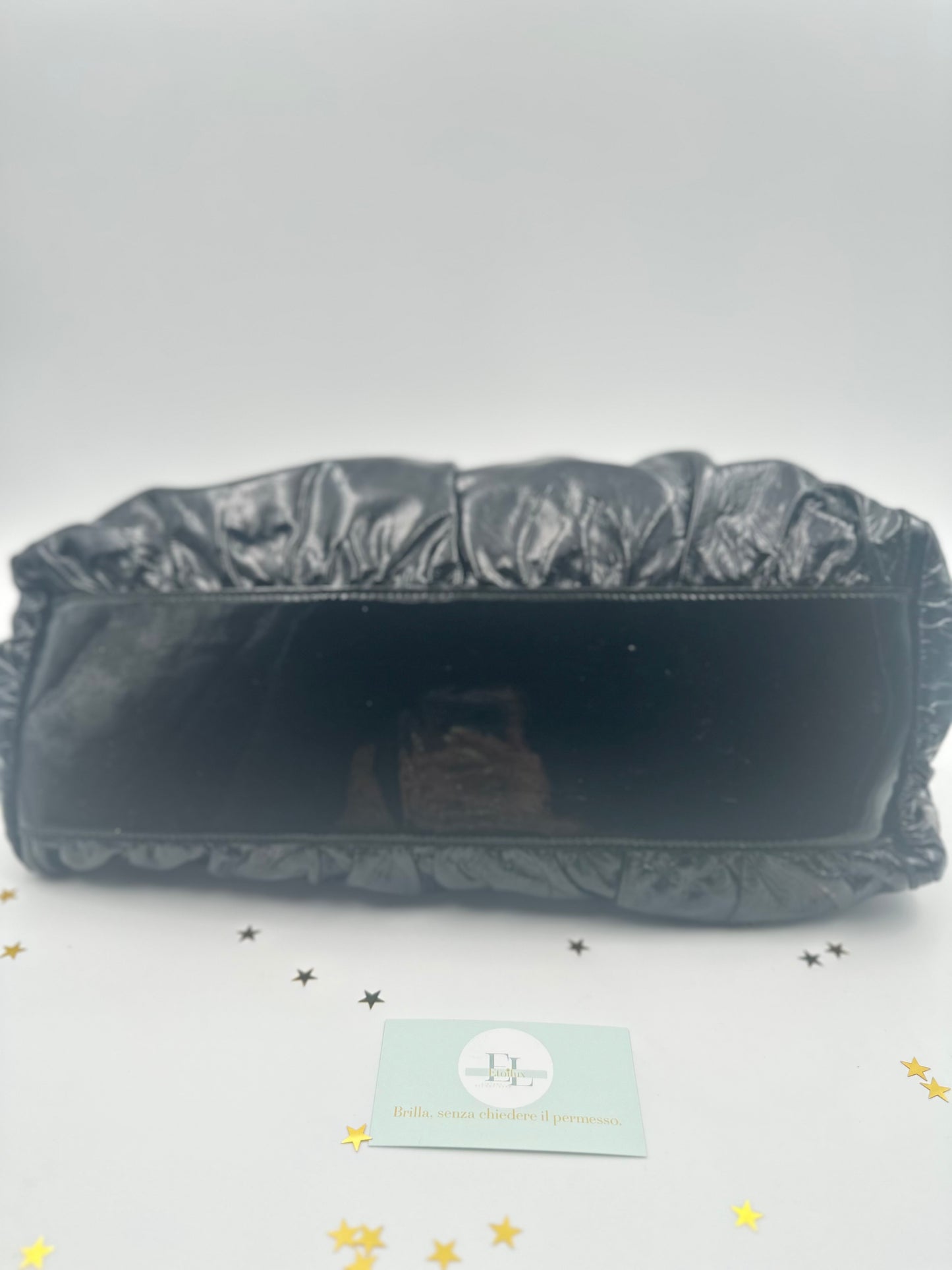 Gucci Indy Hobo Vernice Nera – Iconico Glamour Retrò