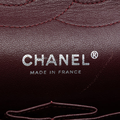Chanel Classic Double Flap Jumbo in Pelle di Caviale Nera – Hardware Argento