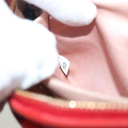 Miu Miu – Pouch in Pelle Rossa con Fiocco e Dettagli Dorati