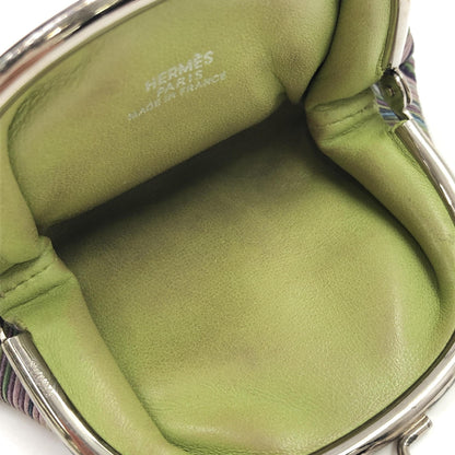 Hermès Porta-monete Vibrato Pelle Multicolore – Clic-Clac