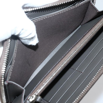 Fendi – Portafoglio Lungo Monster Eyes in Pelle Grigia – Condizioni Eccellenti (Rank SA)