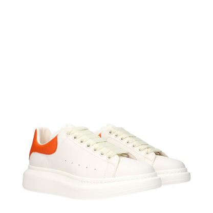 Alexander McQueen Oversize Sneakers – Bianco & Arancione – Uomo