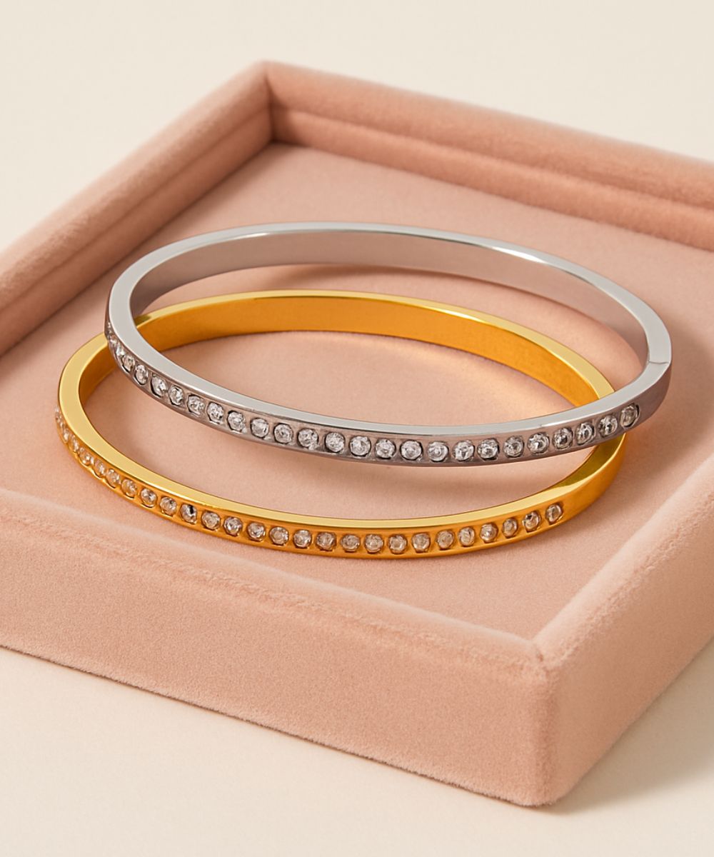 Bracciale Rigido Cristal