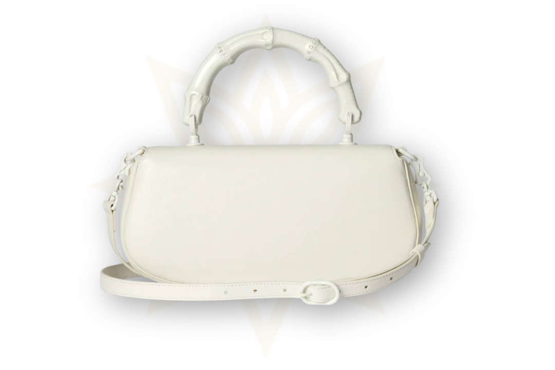 Gucci – Bamboo Diva Small in pelle bianca