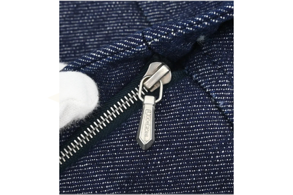 CHANEL – Gonna in denim indaco 99P – Taglia 36