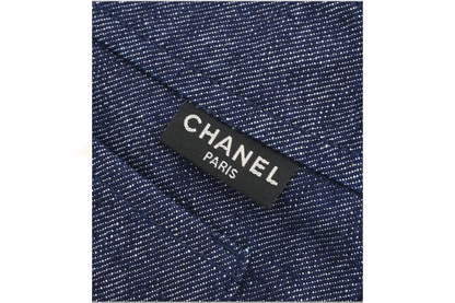 CHANEL – Gonna in denim indaco 99P – Taglia 36