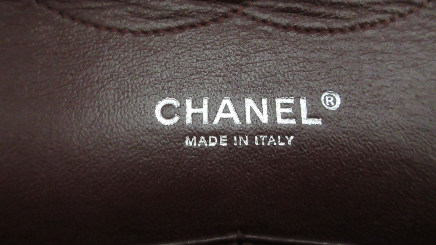 Chanel Jumbo Caviar Matelassé 30 Nero con hardware argento