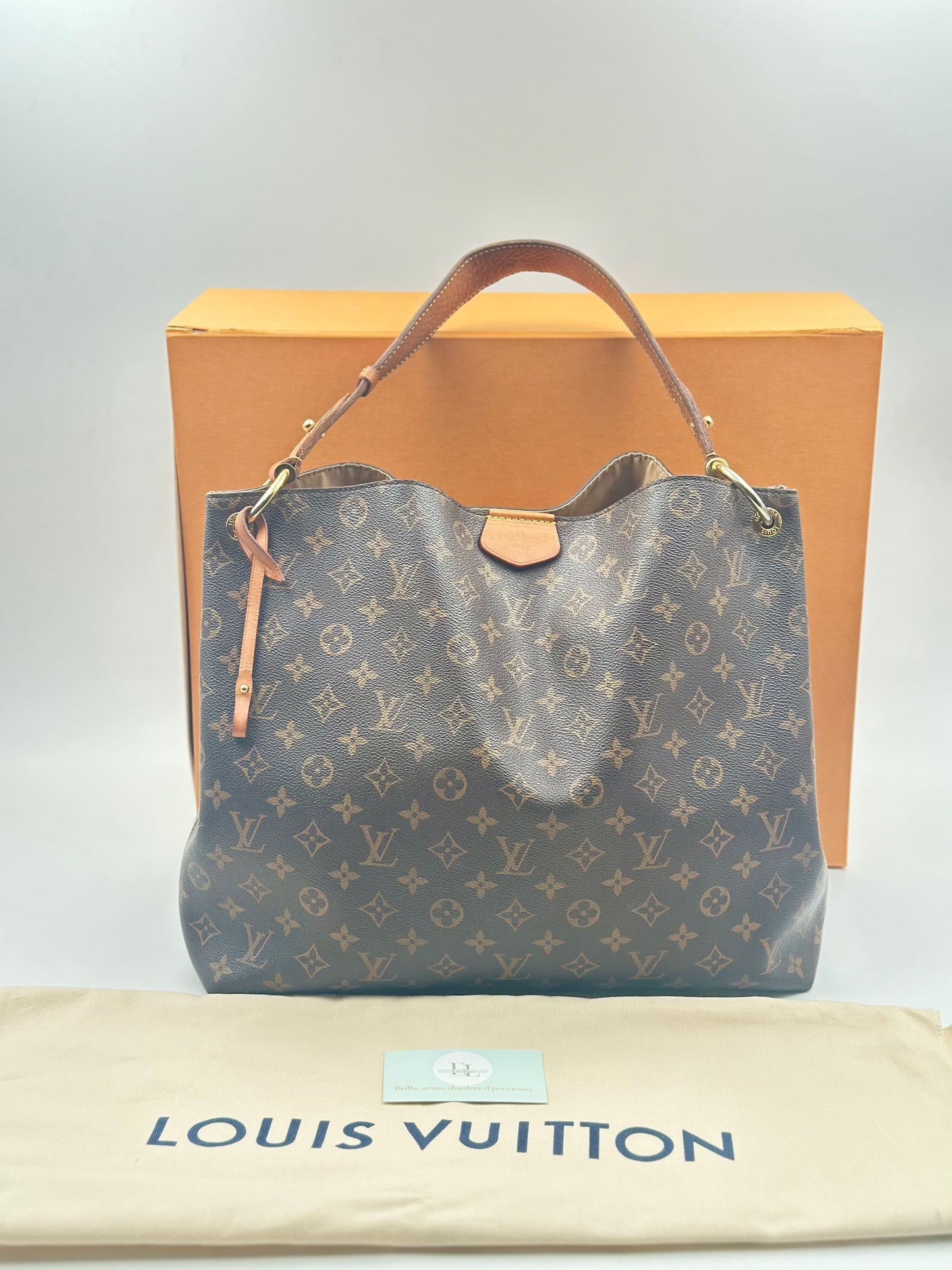 Louis Vuitton “Graceful MM” Monogram Canvas Hobo