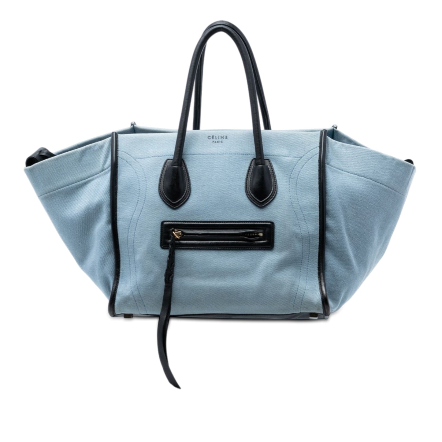 Céline Phantom Medium Denim Blu 2015 | Borsa Archivio Autentica – Etoilux