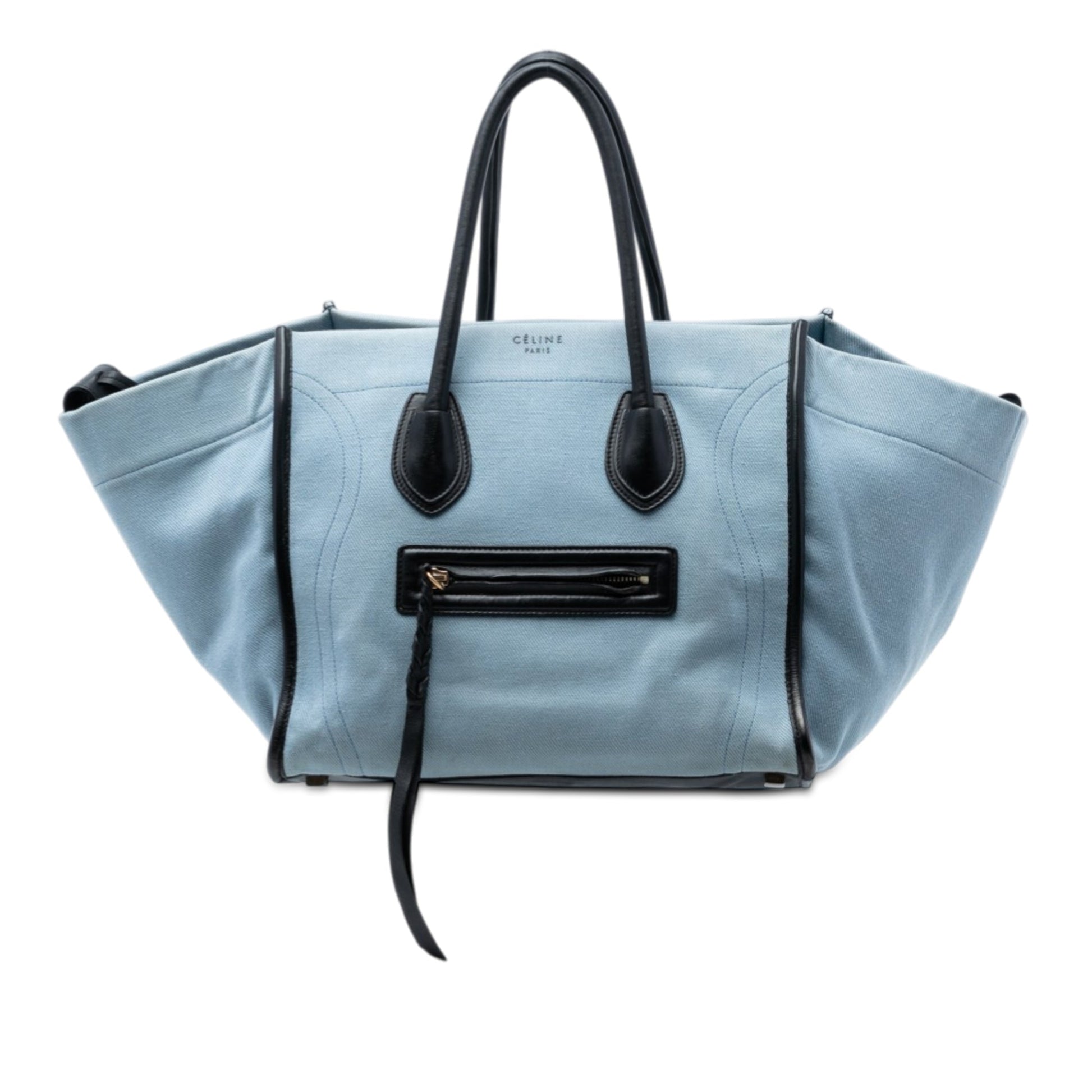 Céline Phantom Medium Denim Blu 2015 | Borsa Archivio Autentica – Etoilux