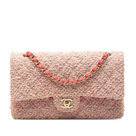 Chanel Classic Flap Medium tweed rosa
