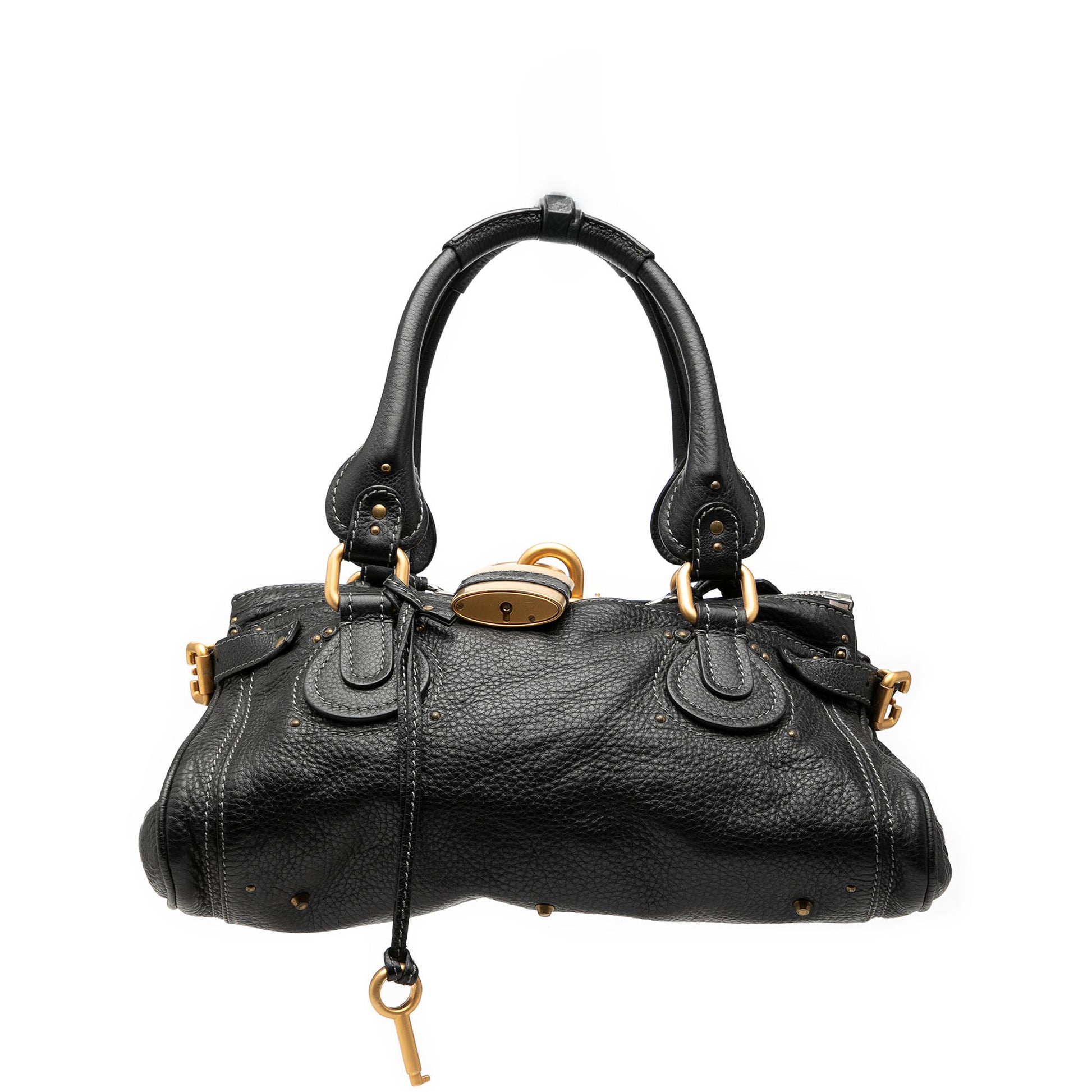 Chloé Paddington Pelle Nera 2011 | Lucchetto e Chiave Originali – Etoilux