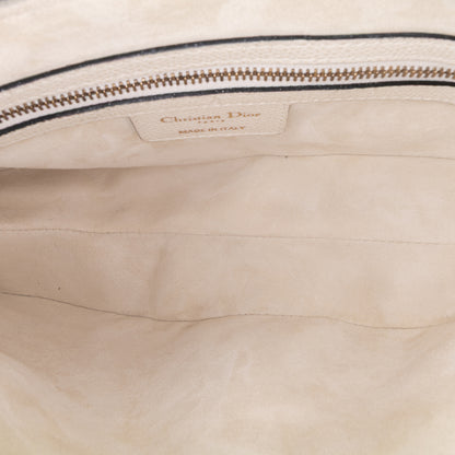 Dior Saddle Bag in pelle bianca – 2019