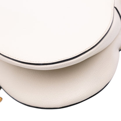 Dior Saddle Bag in pelle bianca – 2019