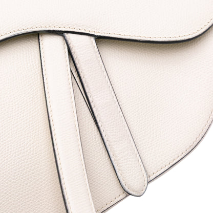 Dior Saddle Bag in pelle bianca – 2019